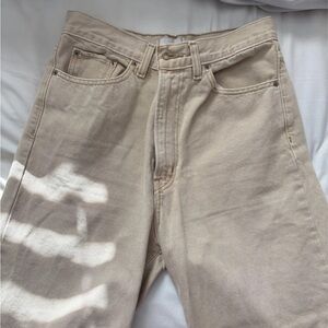 BDG Women's Light Tan Straight Jeans